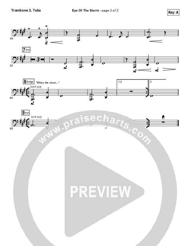 Eye Of The Storm Trombone 3/Tuba (Ryan Stevenson)
