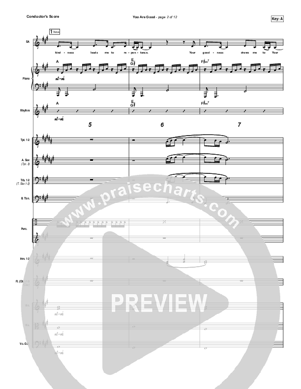 You Are Good Orchestration (Gateway Worship Voices / Kari Jobe)