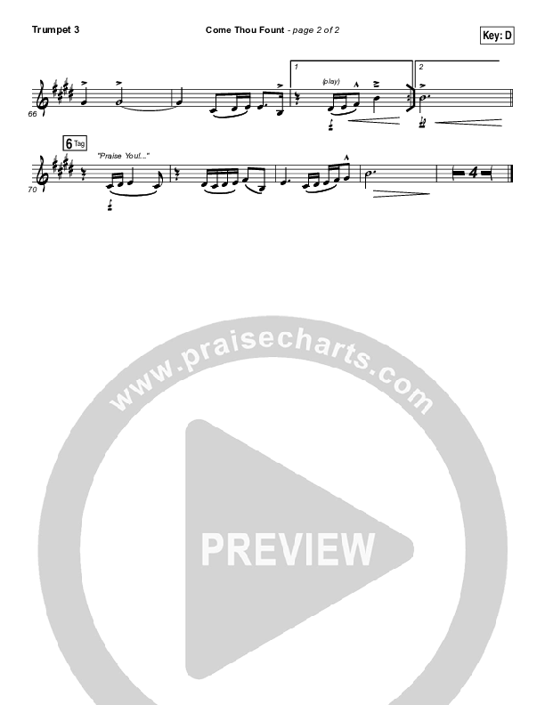 Come Thou Fount Trumpet 3 (Shane & Shane / The Worship Initiative)