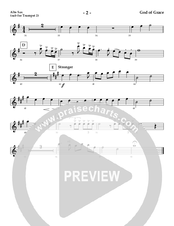 God Of Grace And God Of Glory (Instrumental) Alto Sax (AnderKamp Music)