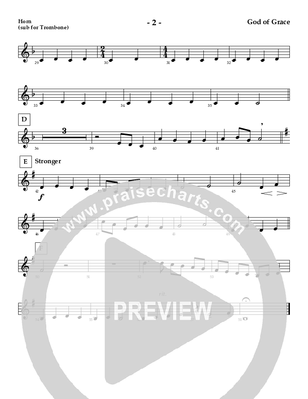 God Of Grace And God Of Glory (Instrumental) French Horn 2 (AnderKamp Music)