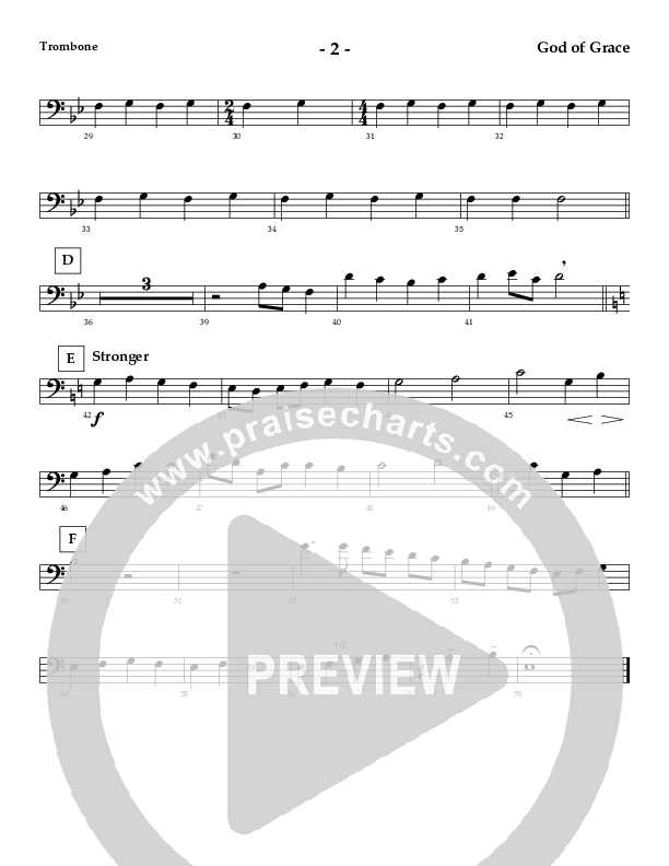 God Of Grace And God Of Glory (Instrumental) Trombone (AnderKamp Music)