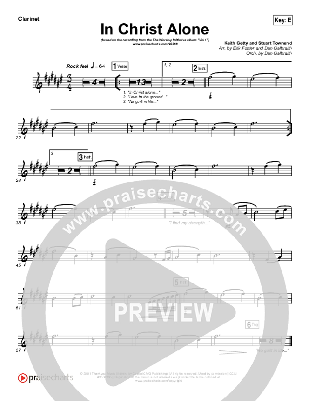 In Christ Alone Wind Pack (Shane & Shane / The Worship Initiative)