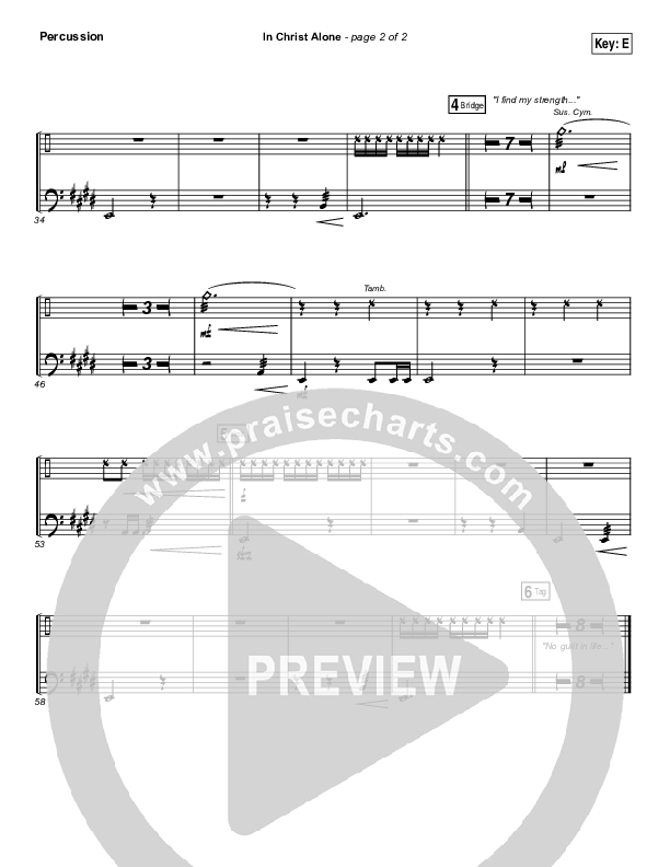 In Christ Alone Percussion (Shane & Shane / The Worship Initiative)