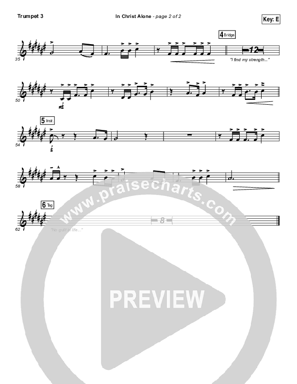 In Christ Alone Trumpet 3 (Shane & Shane / The Worship Initiative)