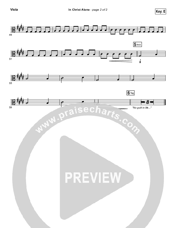 In Christ Alone Viola (Shane & Shane / The Worship Initiative)