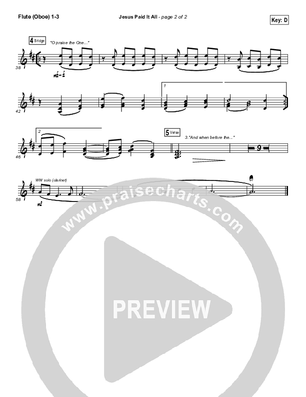 Jesus Paid It All Wind Pack (Shane & Shane / The Worship Initiative)