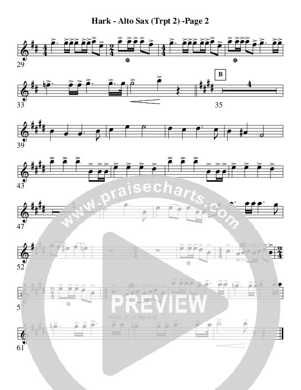 Hark The Herald Angels Sing (Instrumental) Alto Sax (AnderKamp Music)