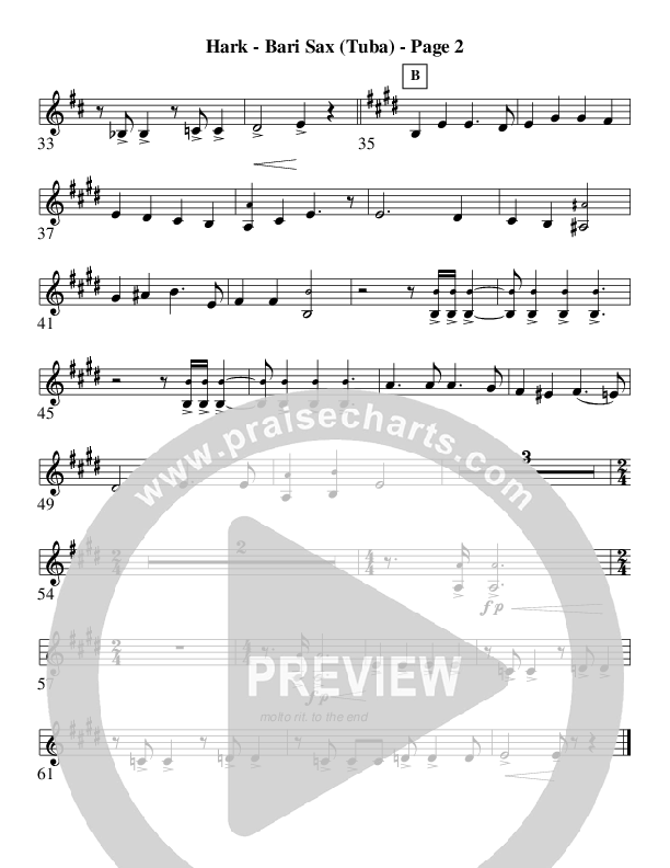 Hark The Herald Angels Sing (Instrumental) Bari Sax (AnderKamp Music)