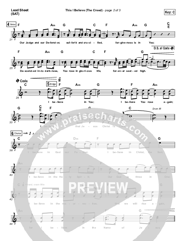 This I Believe (The Creed) Lead (SAT) (Shane & Shane / The Worship Initiative)