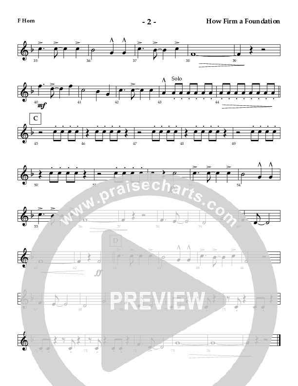 How Firm A Foundation French Horn (AnderKamp Music)