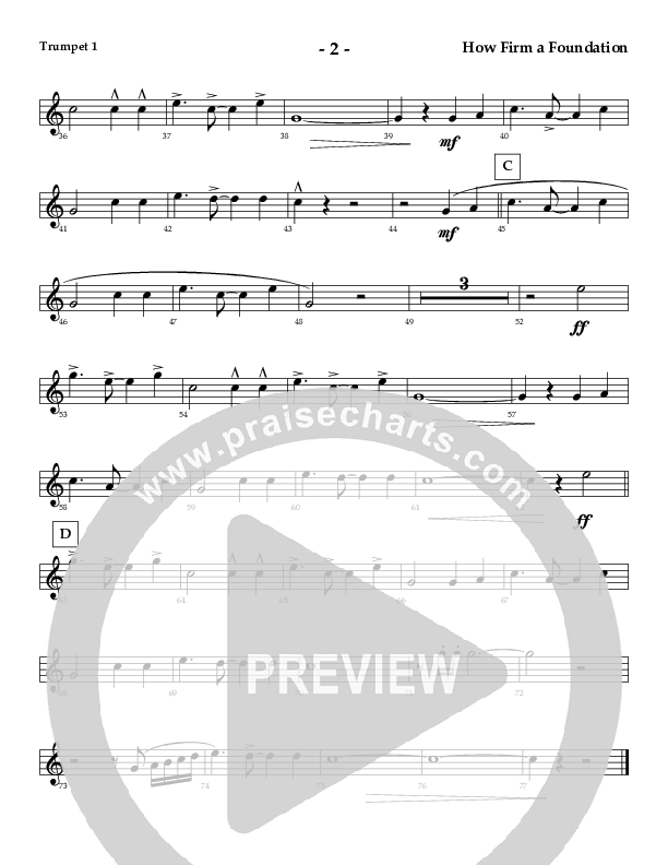 How Firm A Foundation Trumpet 1 (AnderKamp Music)