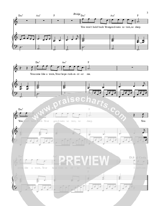 I Can't Contain It Piano/Vocal (All About Worship / Dustin Smith)