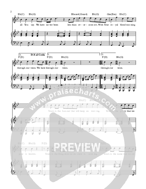 Royal Blood Piano/Vocal (All About Worship / Michael Farren)