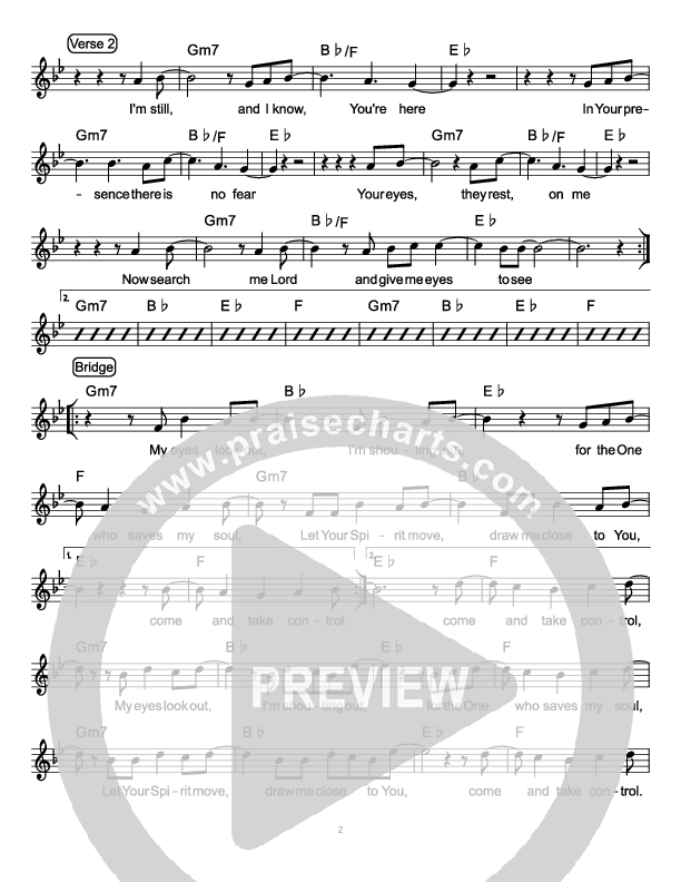 Show Yourself Strong Lead Sheet (Daystar Worship)