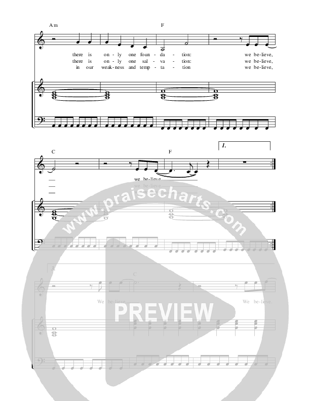 We Believe Piano/Vocal (Travis Ryan)