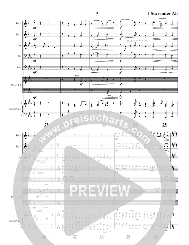 I Surrender All (Instrumental) Conductor's Score (AnderKamp Music)