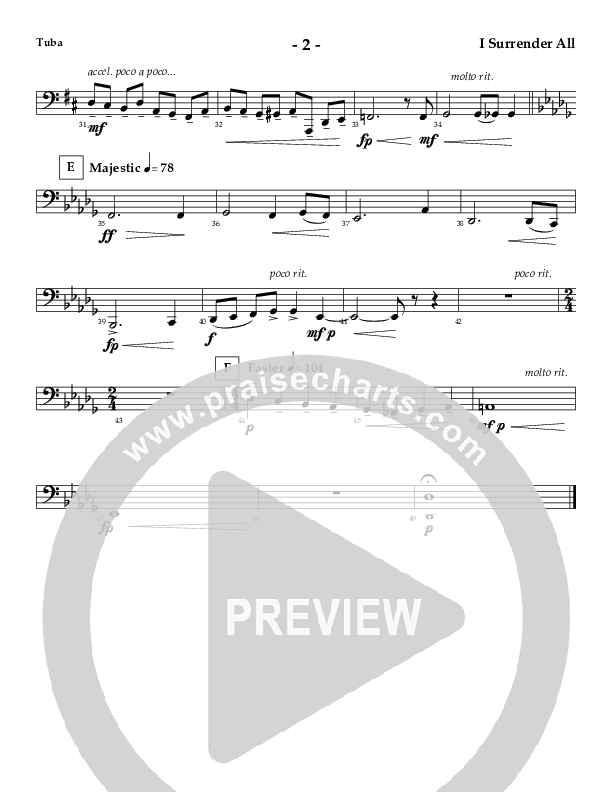 I Surrender All (Instrumental) Tuba (AnderKamp Music)