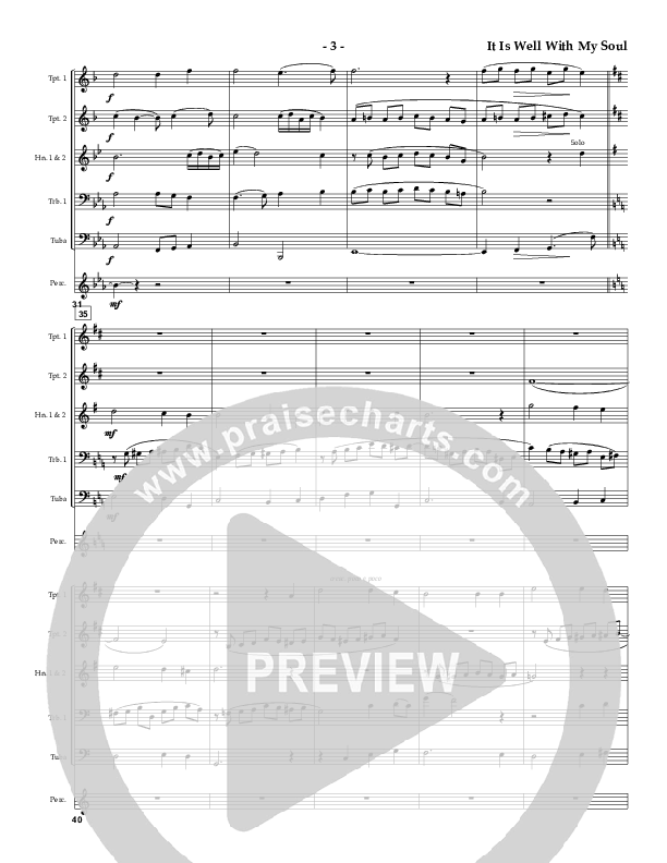 It Is Well (Instrumental) Conductor's Score (AnderKamp Music)
