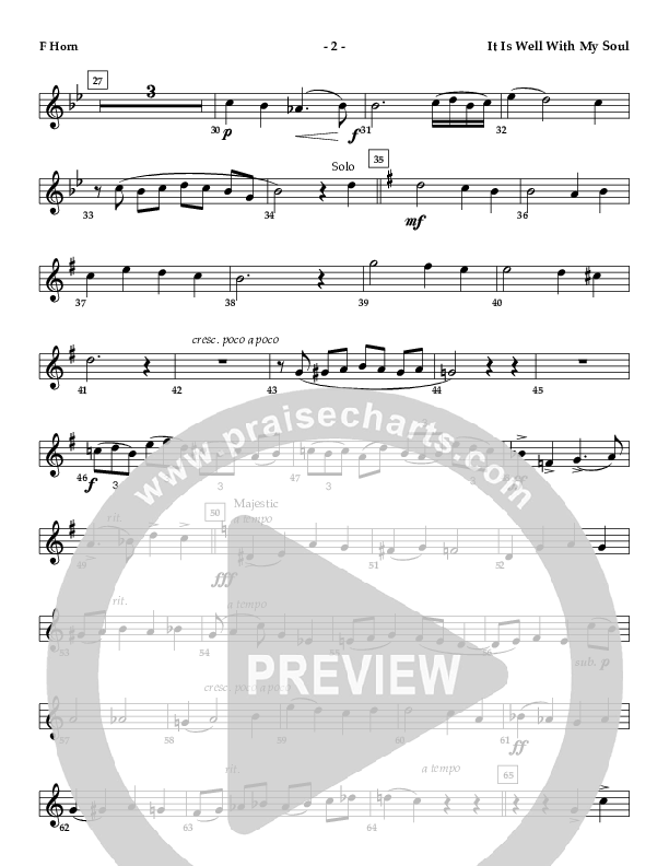 It Is Well (Instrumental) French Horn (AnderKamp Music)