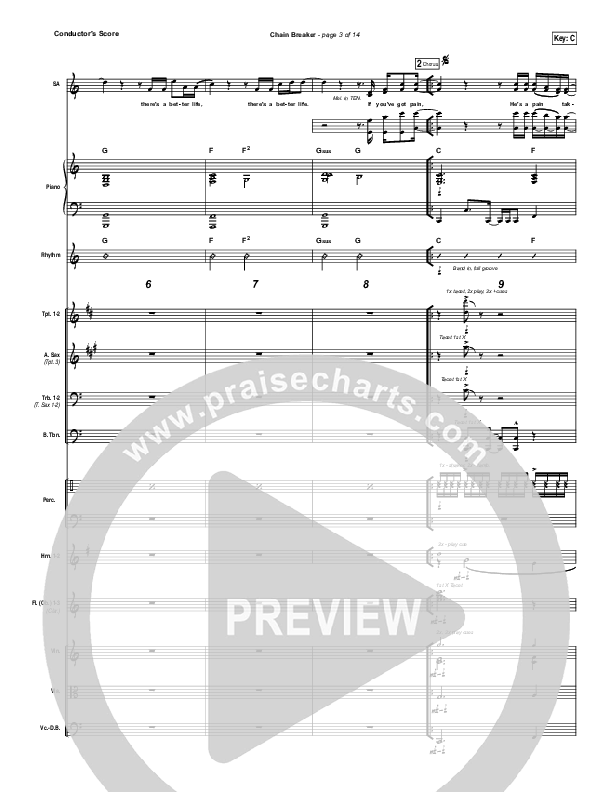 Chain Breaker Conductor's Score (Zach Williams)