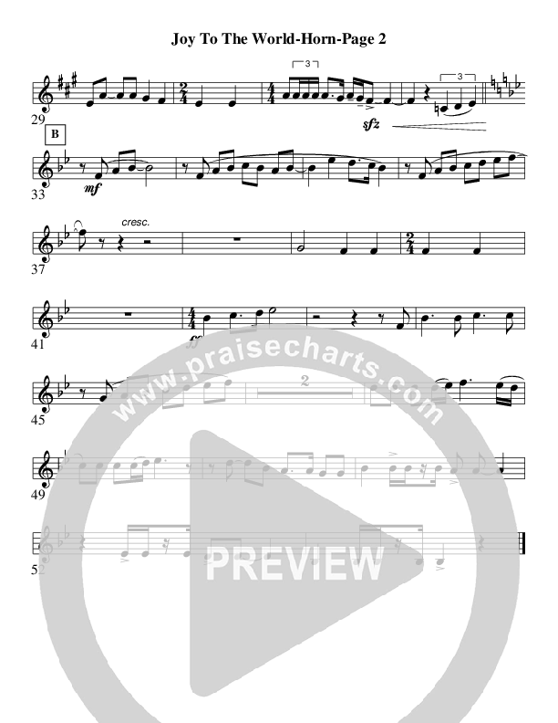 Joy To The World (Instrumental) French Horn (AnderKamp Music)