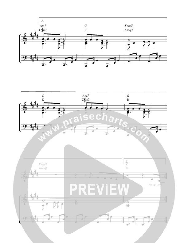 Love Never Fails Lead & Piano (Seth & Nirva)