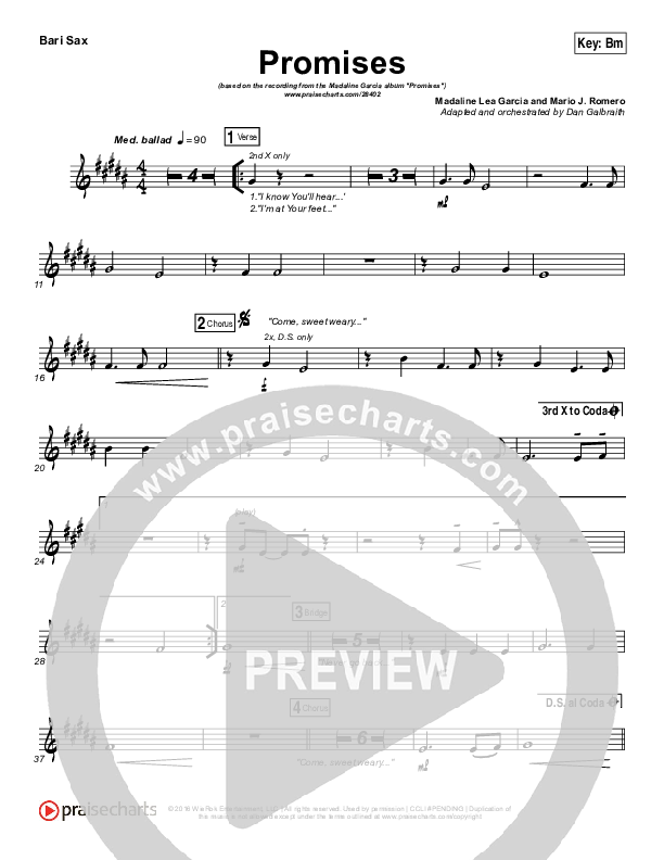 Promises Bari Sax (Madaline Garcia)