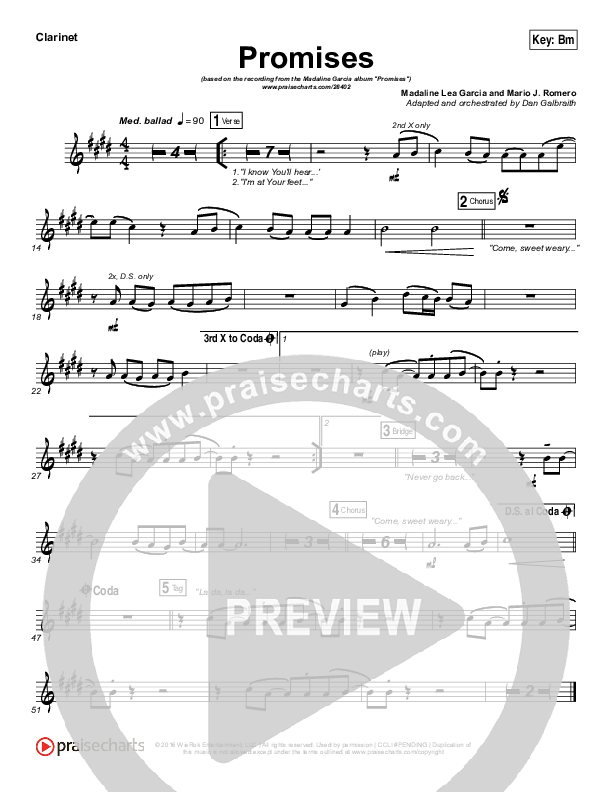 Promises Clarinet (Madaline Garcia)