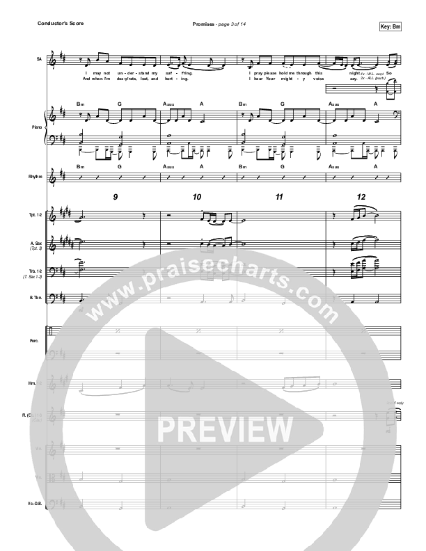 Promises Conductor's Score (Madaline Garcia)