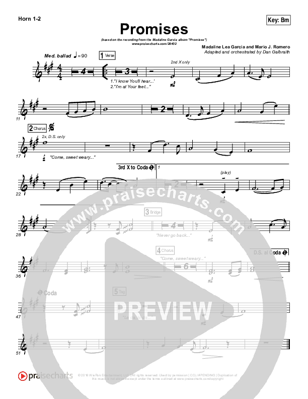 Promises French Horn 1/2 (Madaline Garcia)