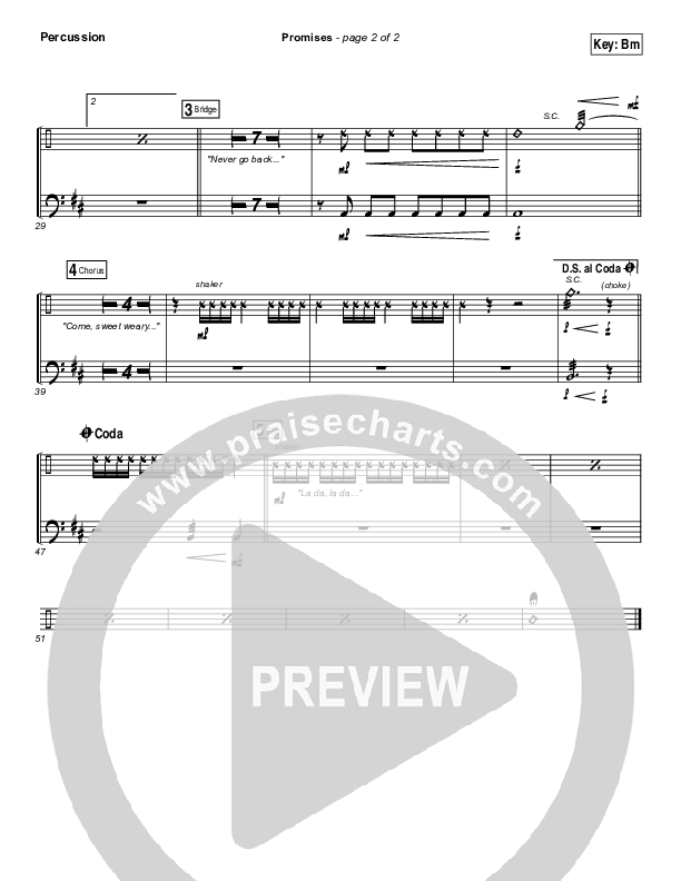 Promises Percussion (Madaline Garcia)