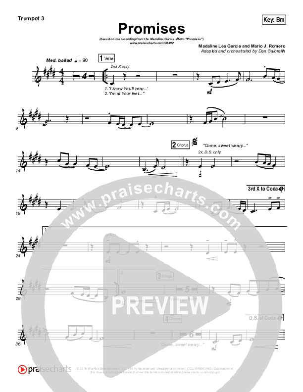 Promises Trumpet 3 (Madaline Garcia)