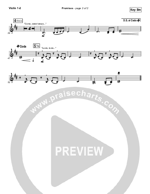 Promises Violin 1/2 (Madaline Garcia)