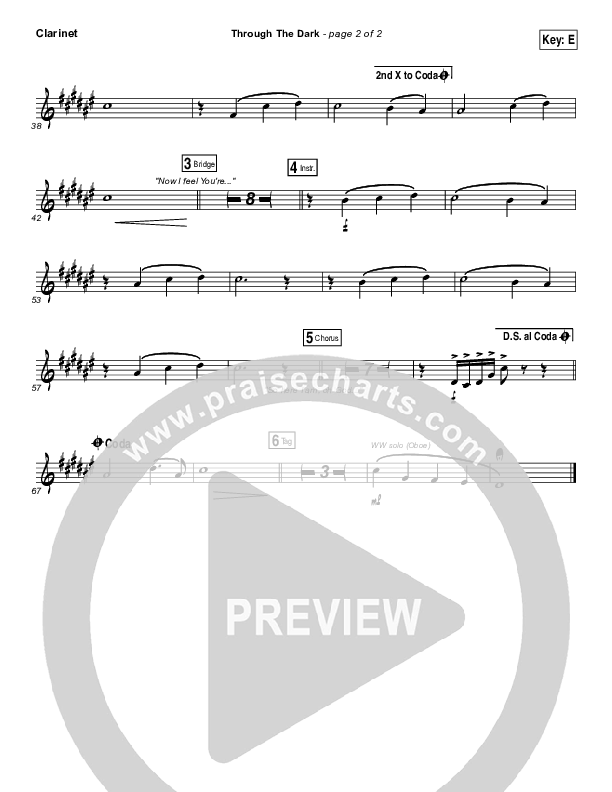 Through The Dark Clarinet (Madaline Garcia)