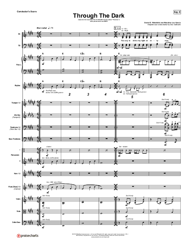 Through The Dark Conductor's Score (Madaline Garcia)