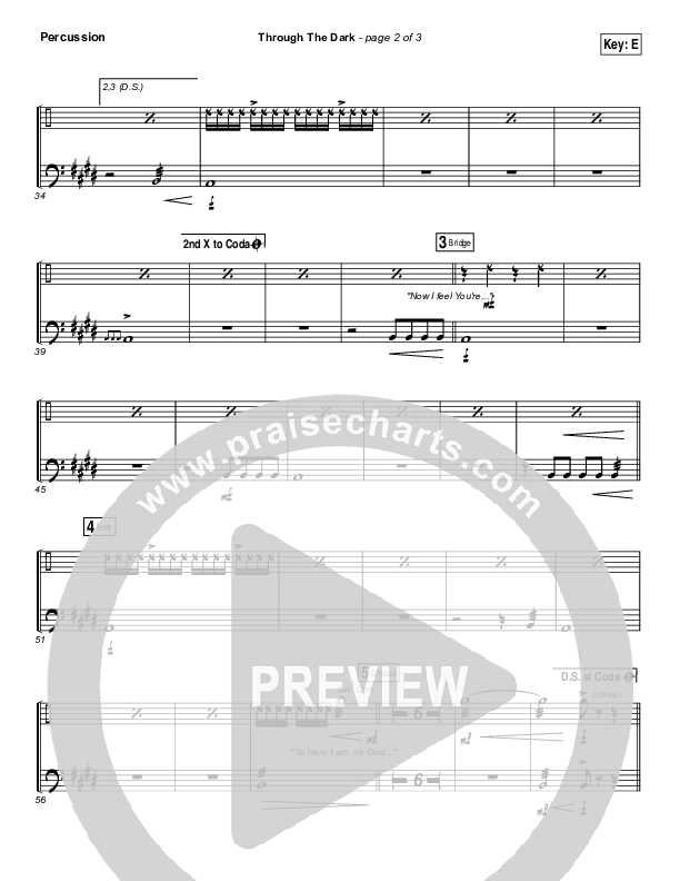 Through The Dark Percussion (Madaline Garcia)