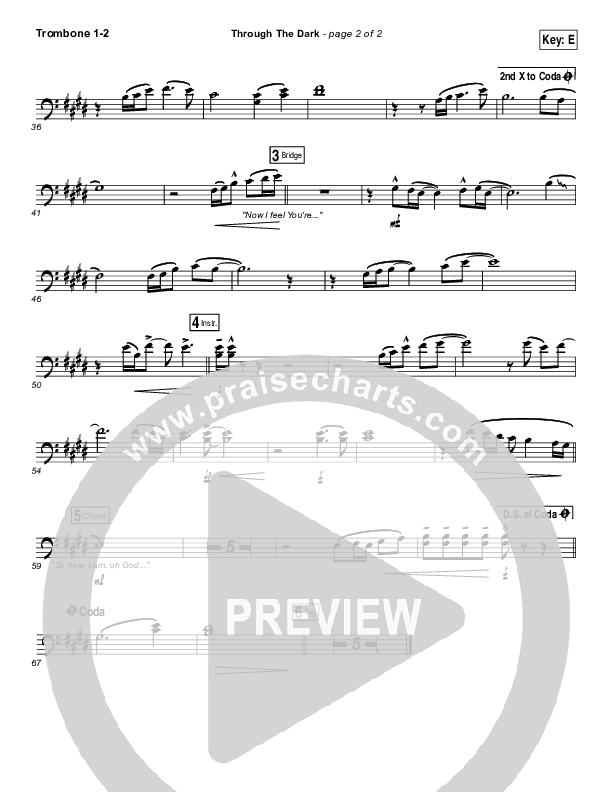 Through The Dark Trombone 1/2 (Madaline Garcia)