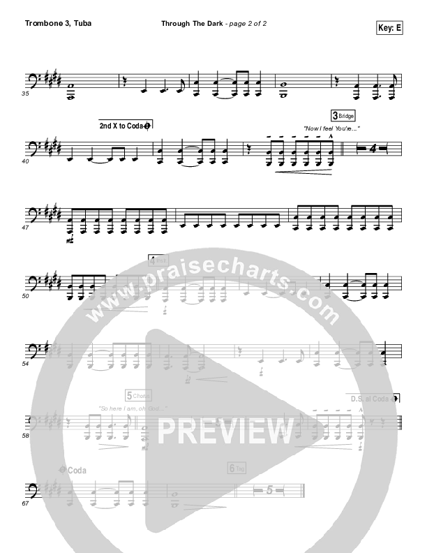 Through The Dark Trombone 3/Tuba (Madaline Garcia)