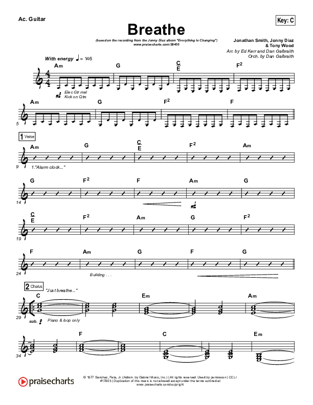 Breathe Acoustic Guitar (Jonny Diaz)