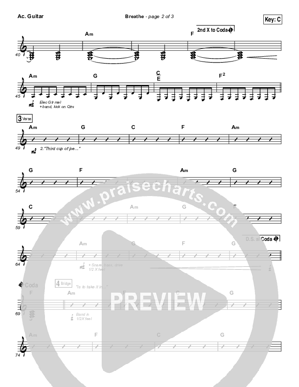 Breathe Acoustic Guitar (Jonny Diaz)