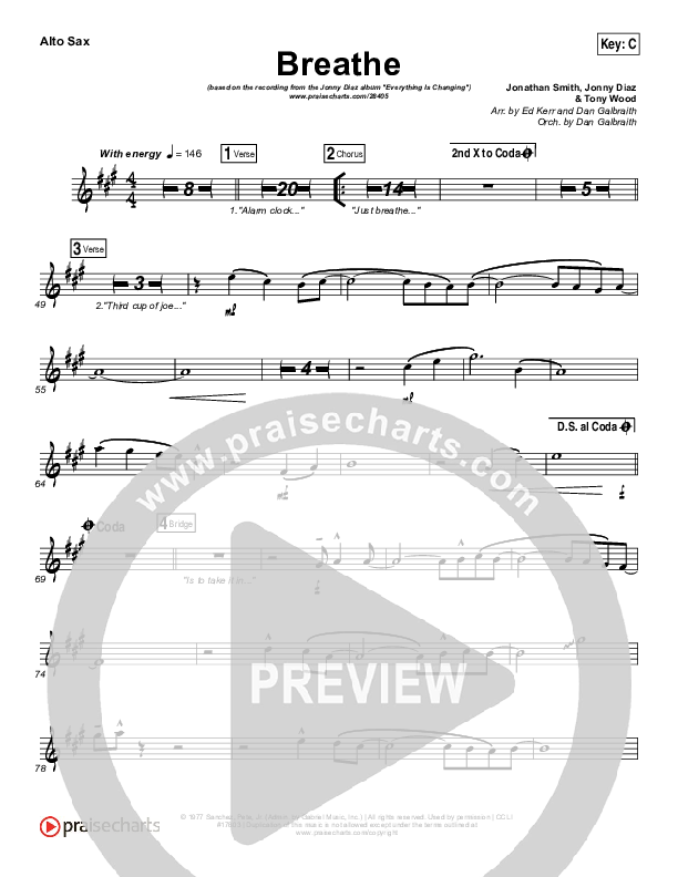 Breathe Alto Sax (Jonny Diaz)