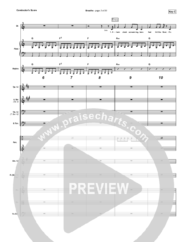 Breathe Conductor's Score (Jonny Diaz)