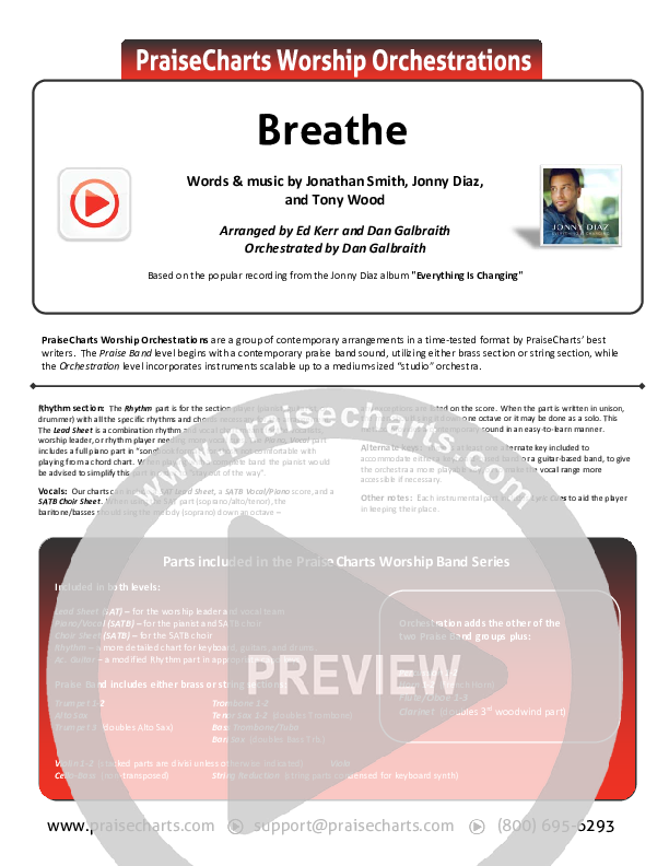 Breathe Orchestration (Jonny Diaz)