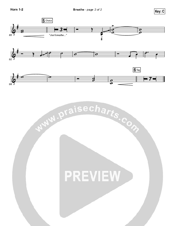 Breathe French Horn 1/2 (Jonny Diaz)