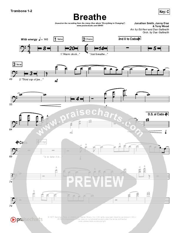 Breathe Trombone 1/2 (Jonny Diaz)