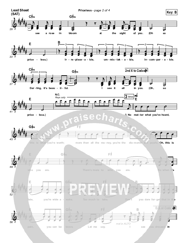 Priceless Lead (SAT) (for KING & COUNTRY)