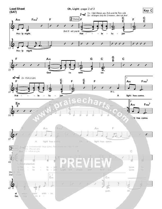 Oh Light Lead (SAT) (Gungor)