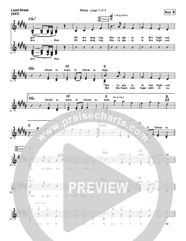 Glory Lead (SAT) (Gungor)