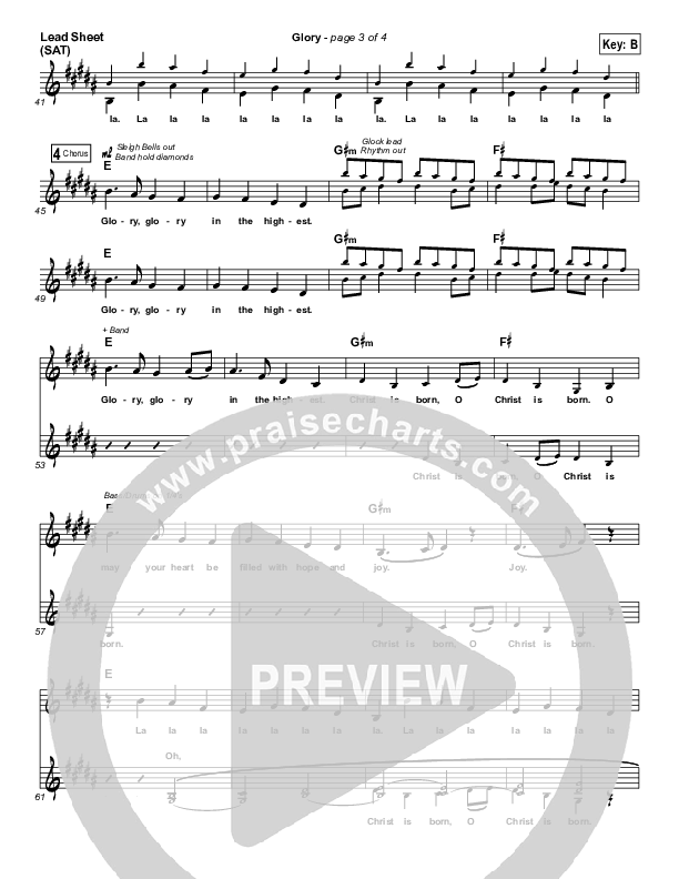 Glory Lead (SAT) (Gungor)